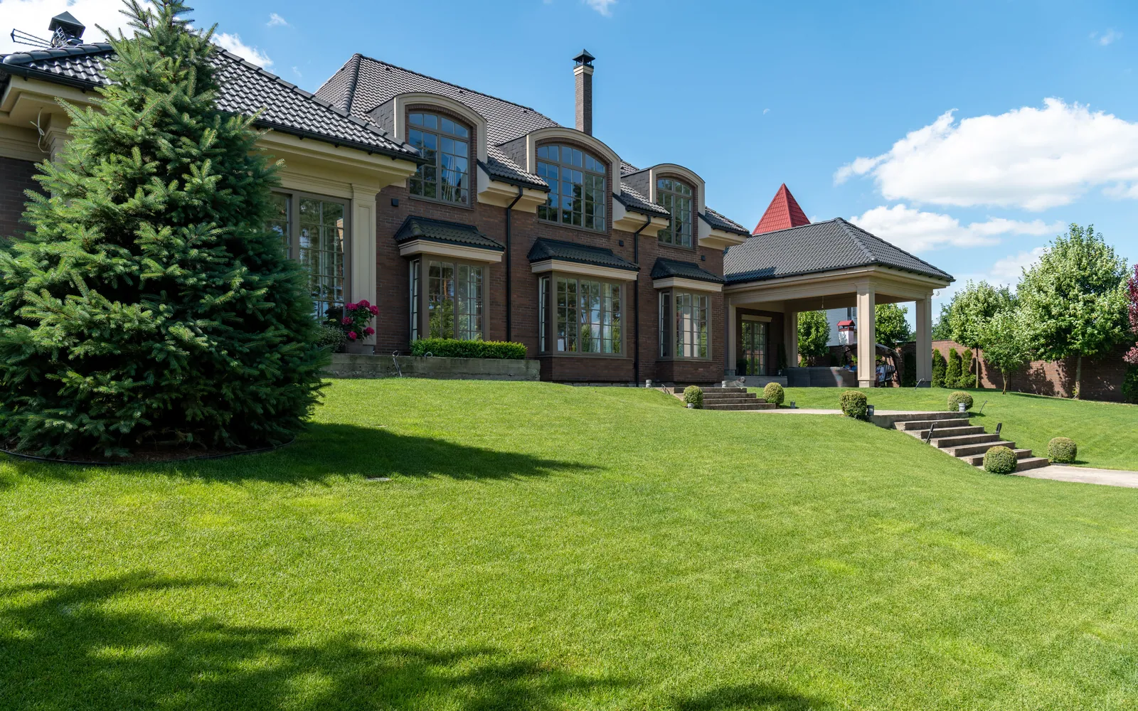 Large luxury house exterior